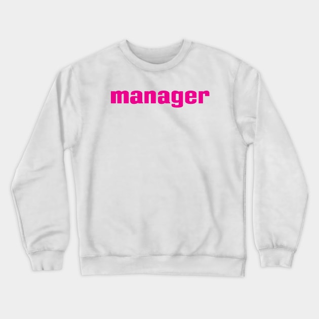 Manager Crewneck Sweatshirt by ProjectX23 Orange